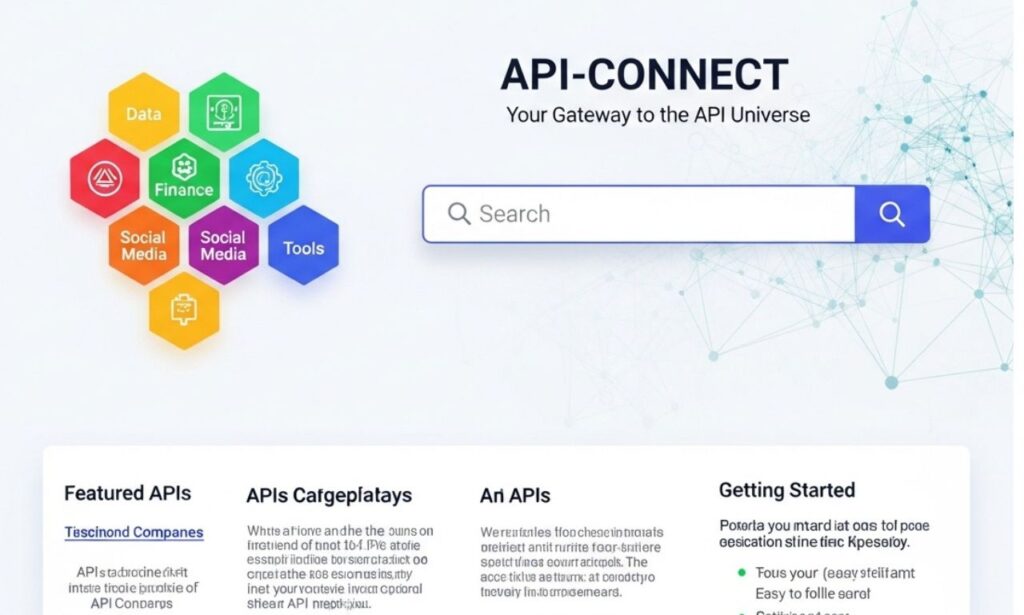 best API search company’s homepage