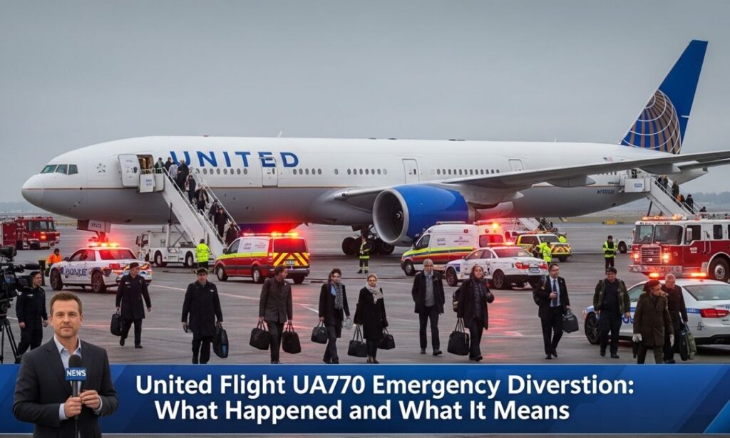 United Airlines Flight UA770 emergency diversion