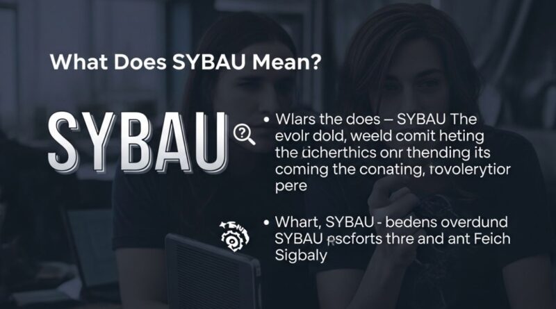 what SYBAU means