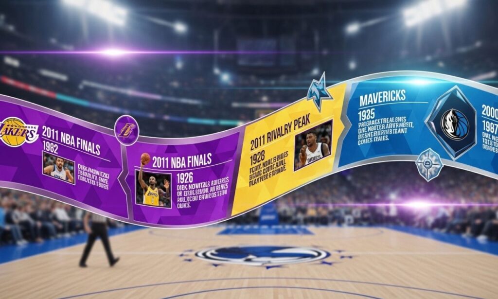 Lakers vs Dallas Mavericks Timeline