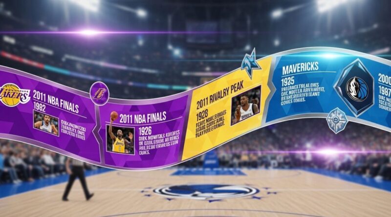 Lakers vs Dallas Mavericks Timeline