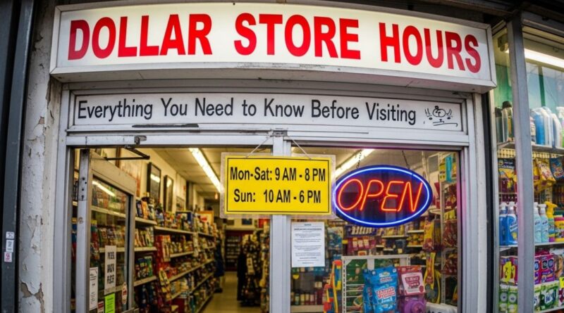 Dollar Store Hours