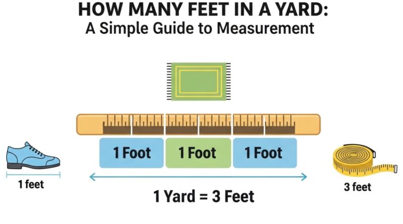 How Many Feet in a Yard