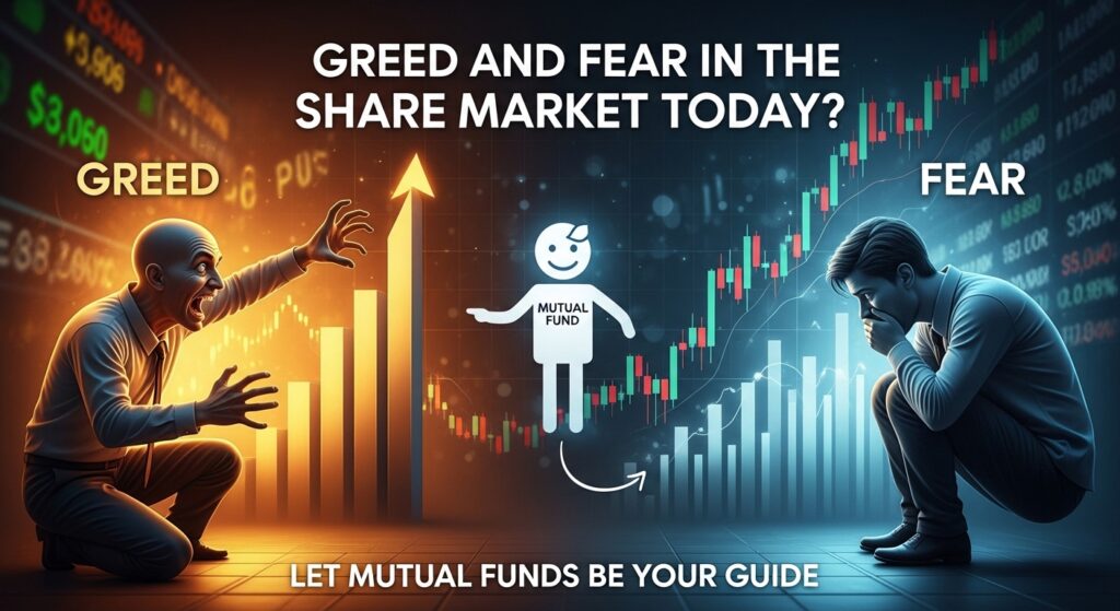 Greed and Fear in the Share Market Today? Let Mutual Funds Be Your Guide