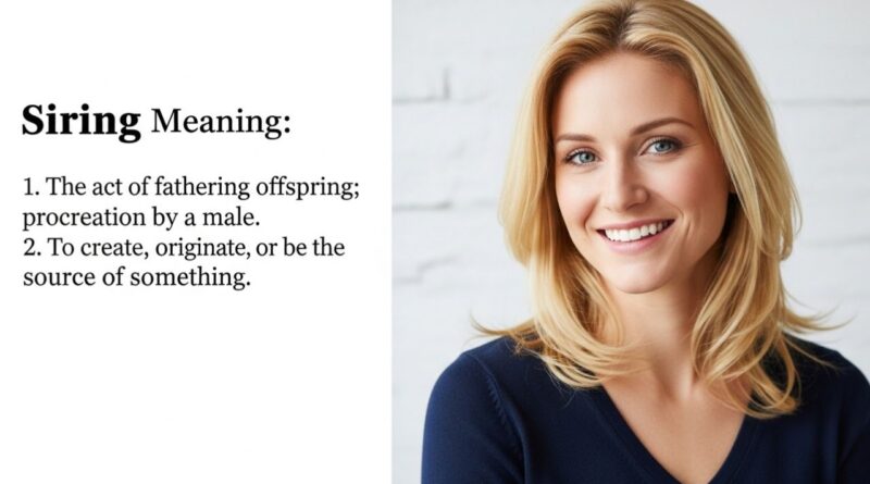 Siring Meaning