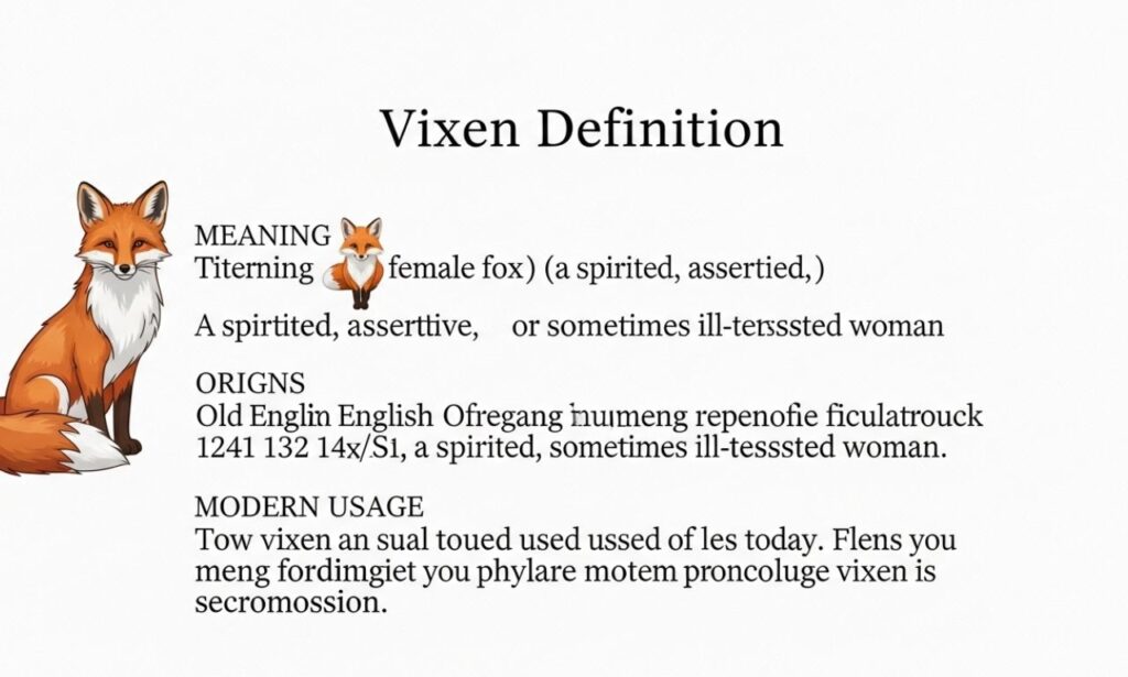 vixen definition