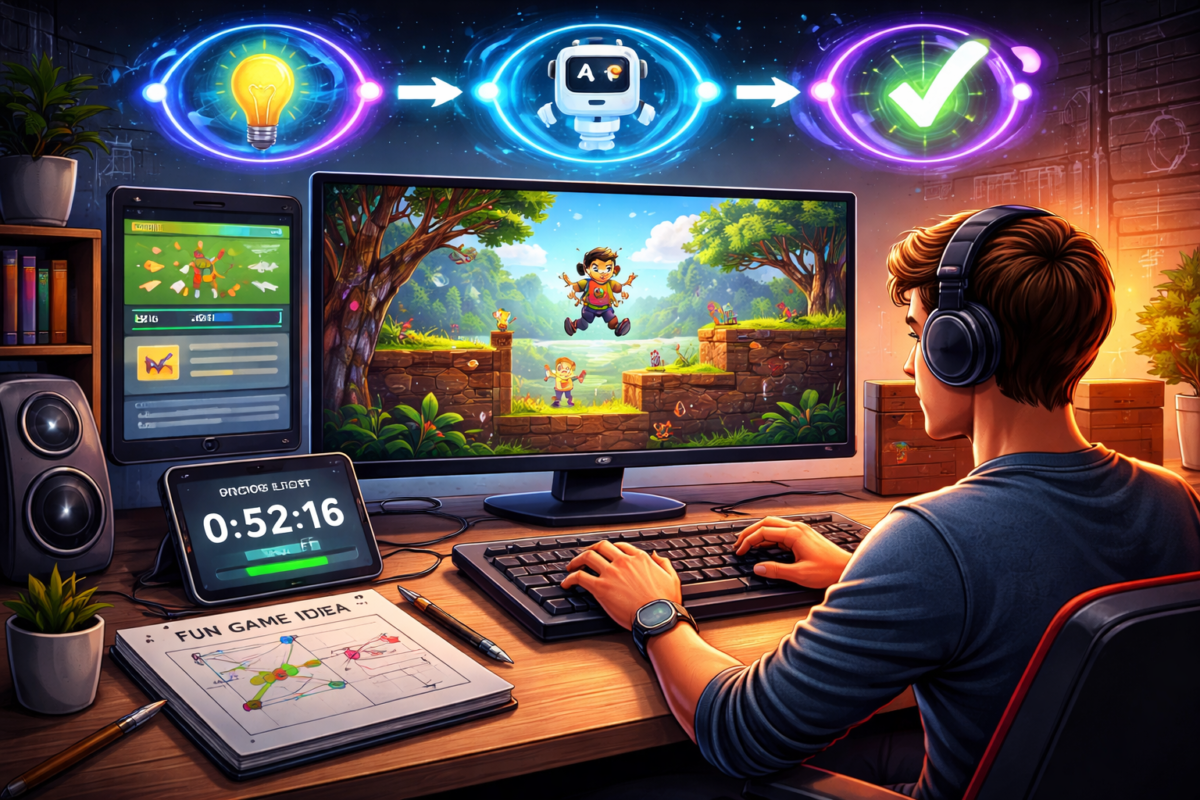 How to Build a Game Prototype Using AI in Under One Hour