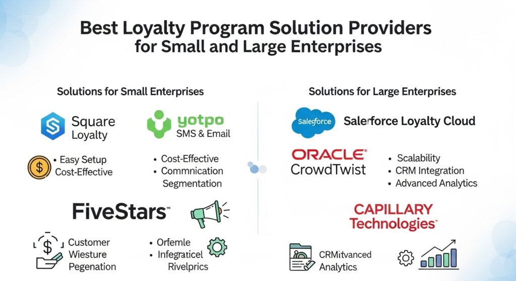 Best Loyalty Program Solution Providers for Small and Large Enterprises