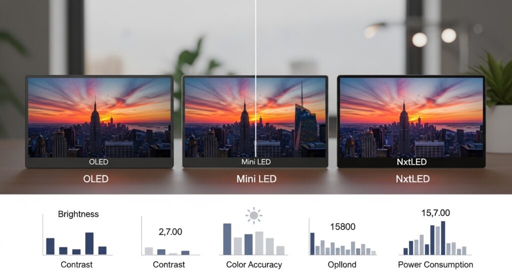 OLED vs Mini LED vs NxtLED