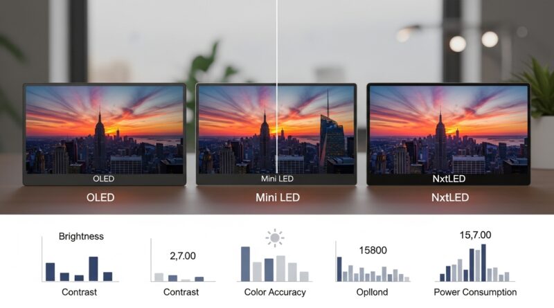 OLED vs Mini LED vs NxtLED