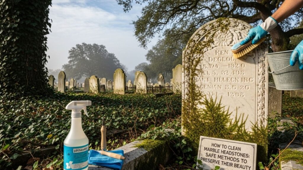 How to Clean Marble Headstones