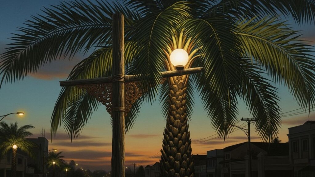 Oil Palm Lamp Project Street Lamp Oil Palm