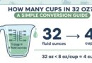 How Many Cups in 32 oz
