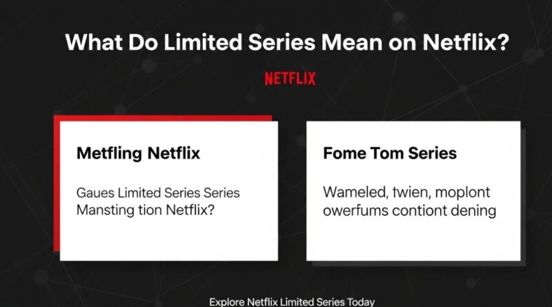 What Do Limited Series Mean on Netflix