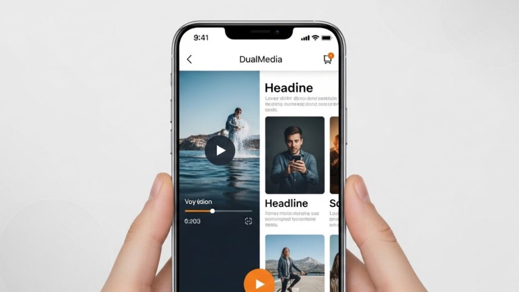 Application Mobile DualMedia