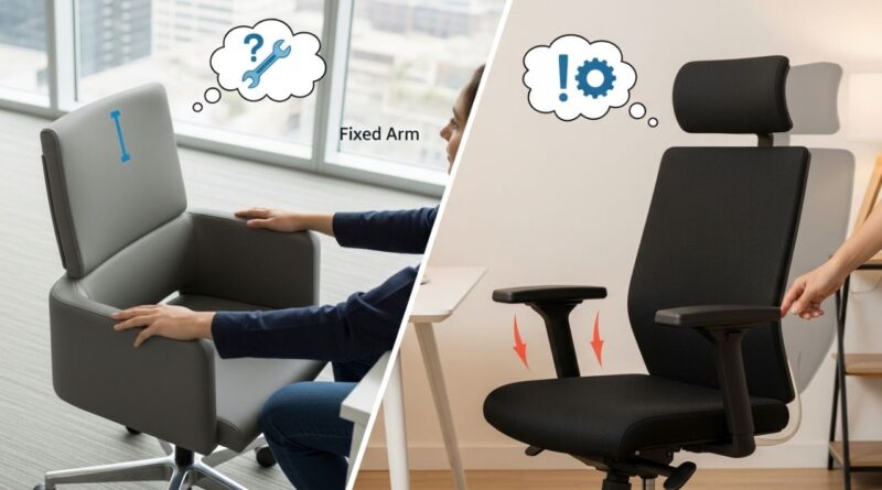 Why Do So Many Office Chairs Have Fixed Arms
