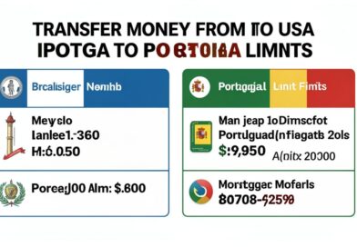 Transfer Money From USA to Portugal Limits