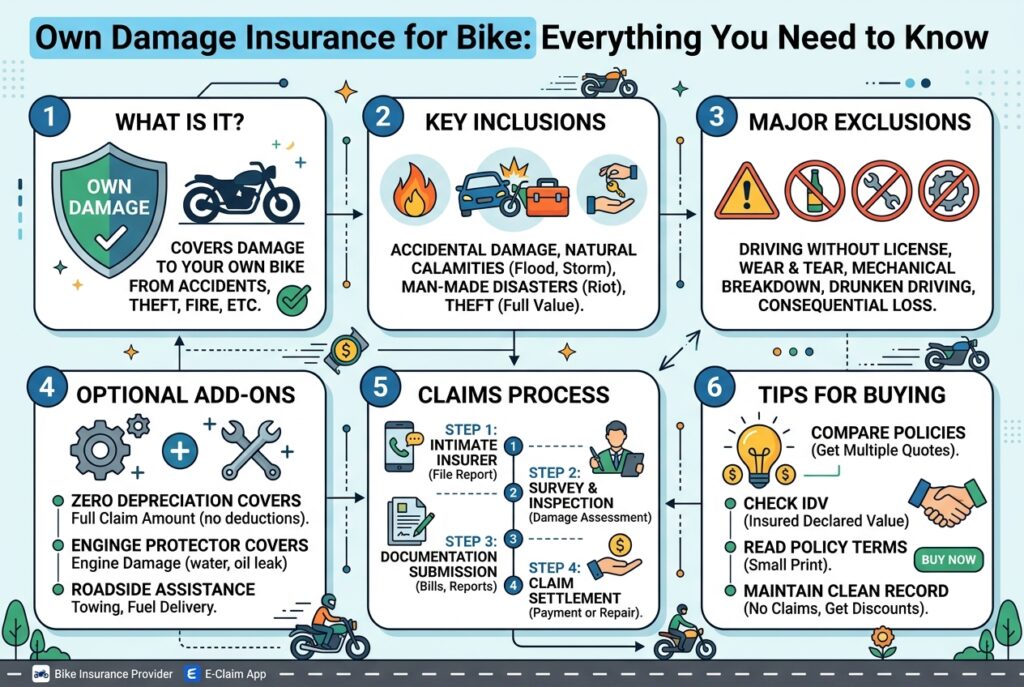 Own Damage Insurance for Bike