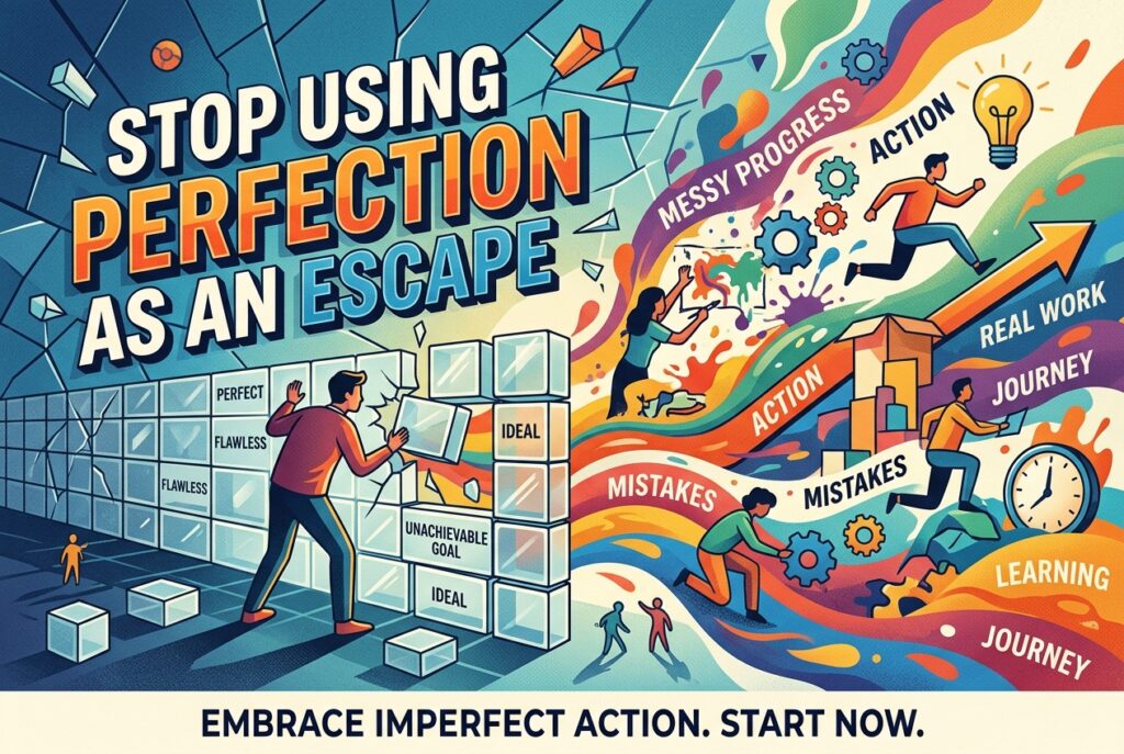 Stop Using Perfection as an Escape