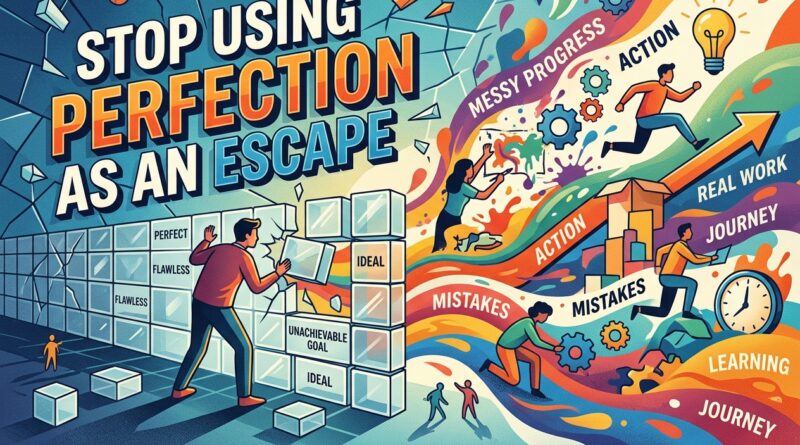 Stop Using Perfection as an Escape