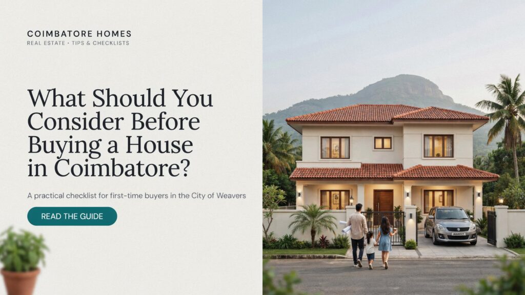 What Should You Consider Before Buying a House in Coimbatore?